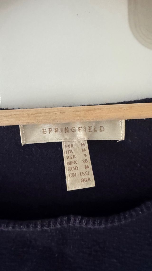 Jersey Springfield Rayas Azul Marino y Turquesa