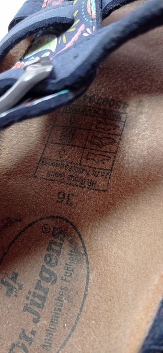 Sandalias Dr. Jurgen Piel Talla 36