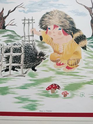 Stampe vintage cameretta bambini