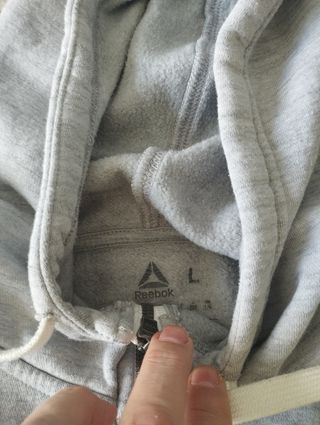 Sudadera Reebok Gris Talla L