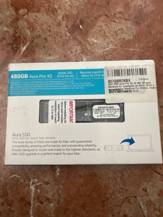 OWC Aura SSD 480GB PCIe para Mac