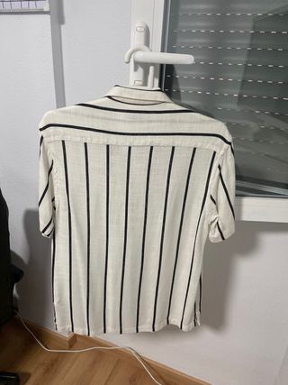 Camisa Zara Rayas Verticales Talla S