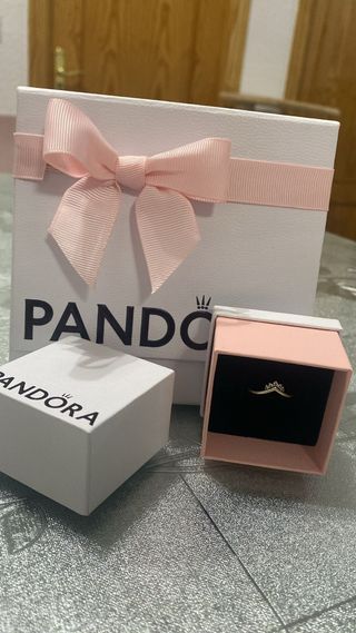 Anillo Pandora Dorado 