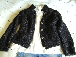 Chaqueta lana abrigada Hecha a MANO! t. M