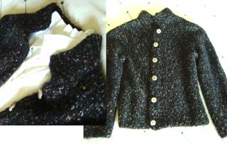 Chaqueta lana abrigada Hecha a MANO! t. M