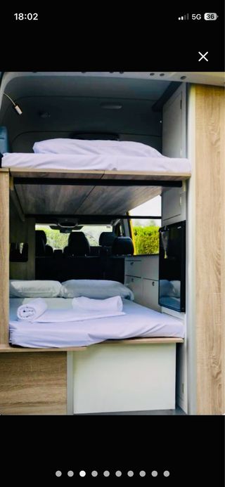 CAMPER VW Crafter 2016 Homologada Acristalada ;-)