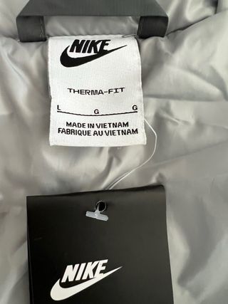 Cazadora Abrigo Nike Gris