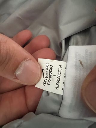 Cazadora Abrigo Nike Gris
