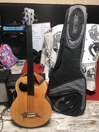 Bajo Acústico Warwick Fretless 5 Cuerdas. No envío