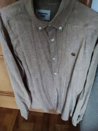 Camisa Springfield Talla M Marrón