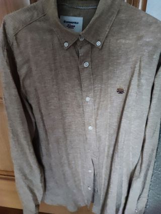 Camisa Springfield Talla M Marrón