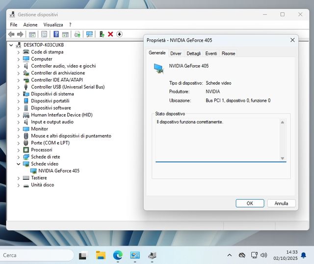 Scheda video NVIDIA Geforce 405