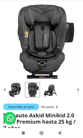 Silla coche Axkid Minikid 2.0 contramarcha