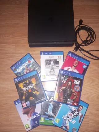 Consola PS4 + 7 Videojuegos