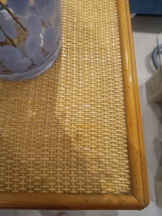 Cajonera de mimbre