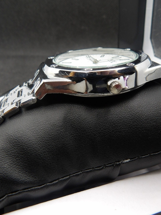 Orologio Uomo Octagon 43mm Silver White