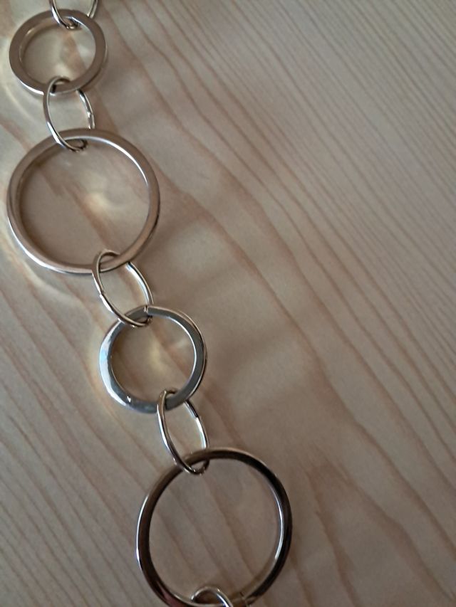 Collar de eslabones circulares