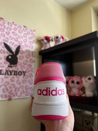 Zapatillas Adidas Blancas y Rosas 38 Nuevas