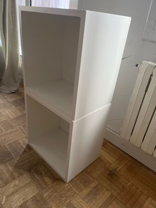 Cubos de almacenaje Ikea blancos