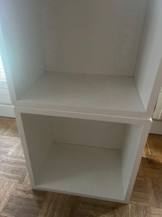 Cubos de almacenaje Ikea blancos