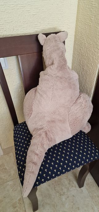 Peluche canguro con bebé