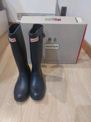 Botas de agua Hunter azul marino talla 37