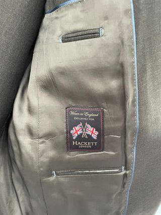 Traje Hackett gris con chaleco