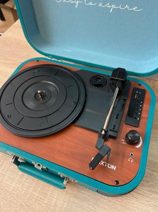 Tocadiscos PRIXTON Azul y Marrón