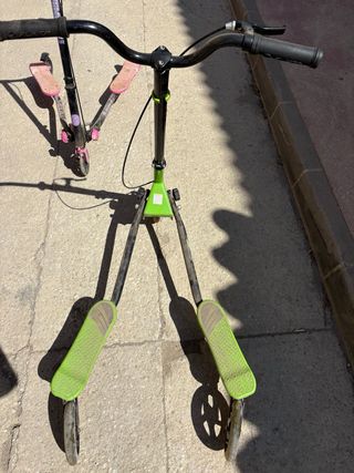 Patinete 3 ruedas adulto con freno