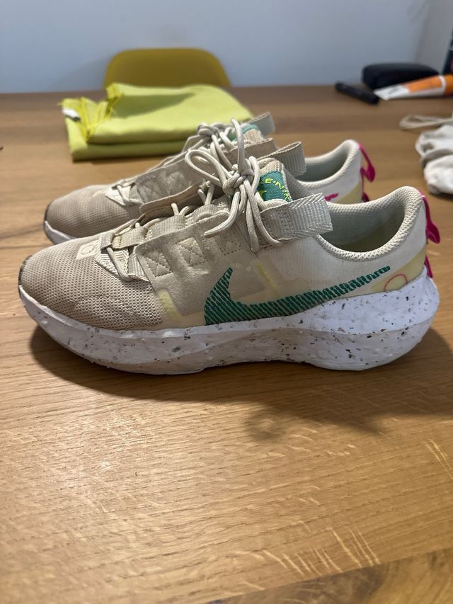 Zapatillas Nike Crater Impact Beige/Verde