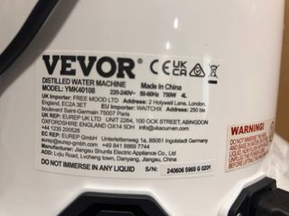 Destilador de Água VEVOR 4L