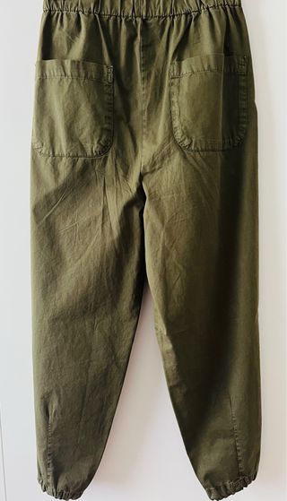 Pantalones Zara Verde Oliva Talla S