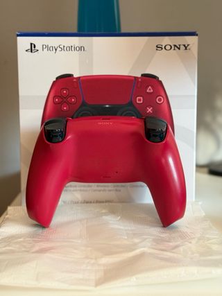 Mando PS5 Rojo Metálico Sony
