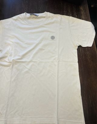 Maglia Stone Island Box Logo Bianca