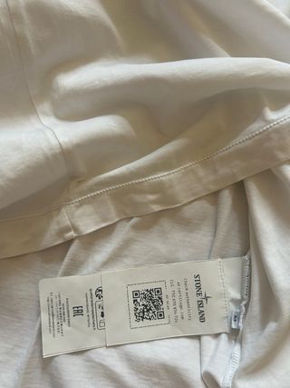Maglia Stone Island Box Logo Bianca