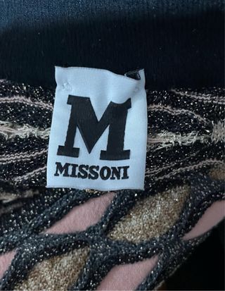 Vestido Missoni Negro dorado