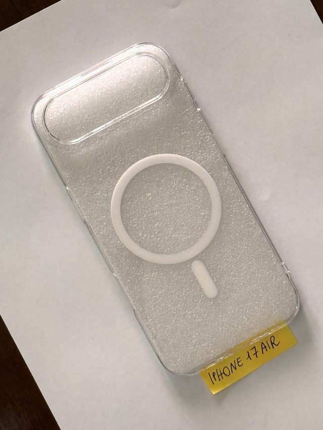 Custodia trasparente iPhone 17 Air con anello