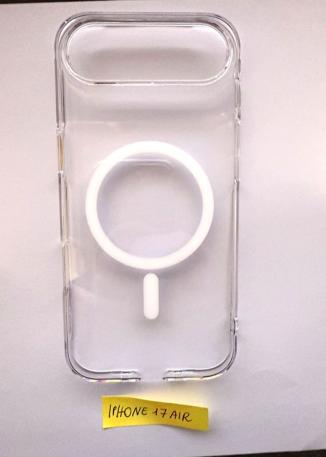 Custodia trasparente iPhone 17 Air con anello