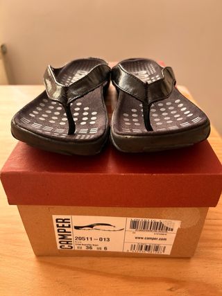 Sandalias Camper Negras Mujer