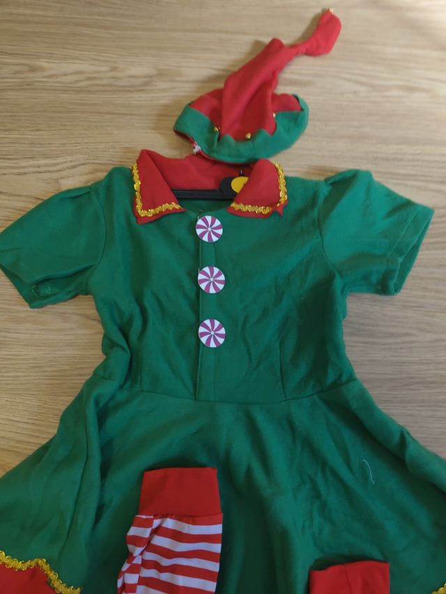 Disfraz Duende Navideño Talla Infantil