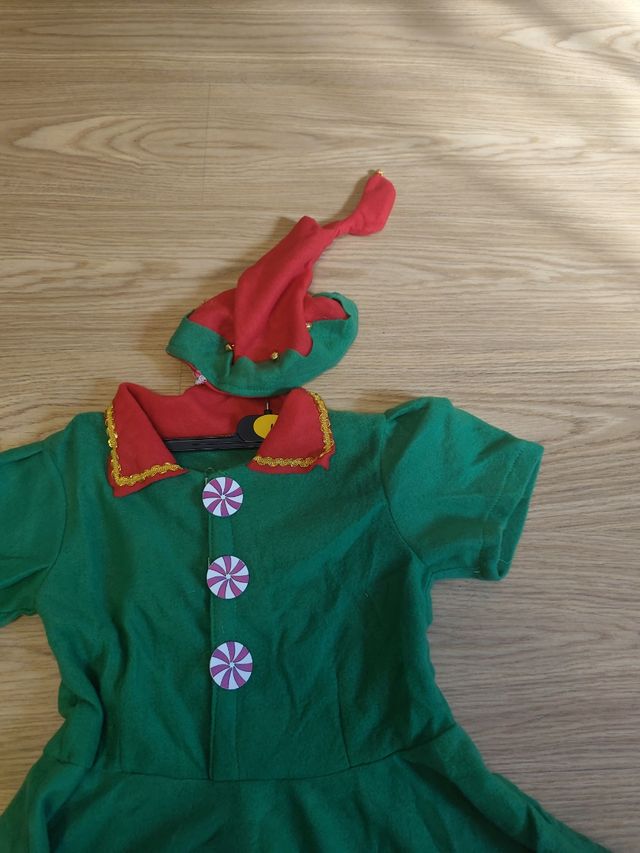 Disfraz Duende Navideño Talla Infantil