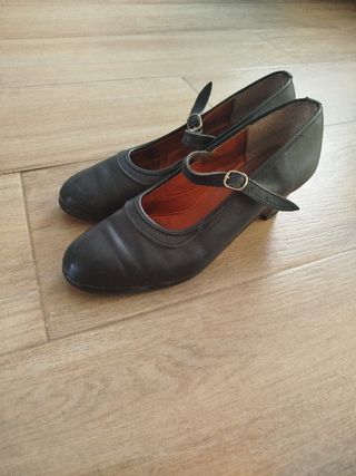 Zapatos de baile flamenco negros