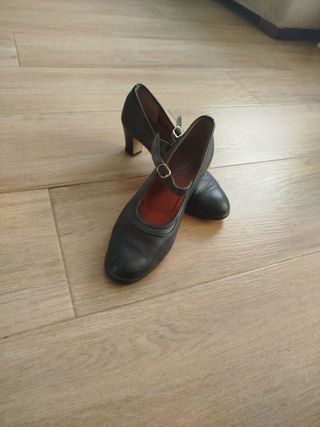 Zapatos de baile flamenco negros