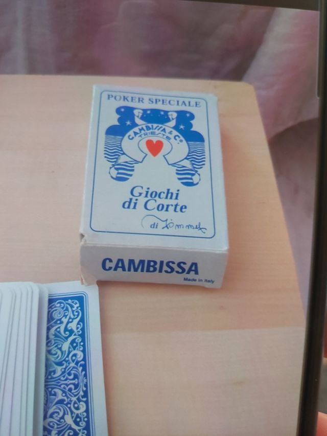 Carte da Poker Modiano Cambissa Plastificate