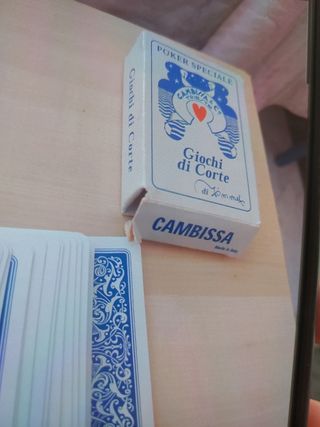 Carte da Poker Modiano Cambissa Plastificate