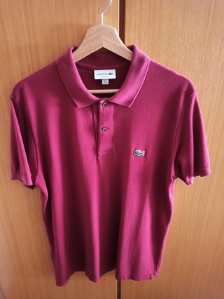Polo Lacoste Rojo Talla XS