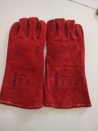 Guantes Jomiba Piel Soldador Nuevos Talla XL 