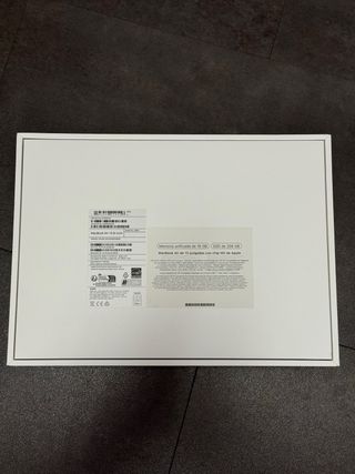Cajas MacBook Air y MacBook Pro originales y nueva