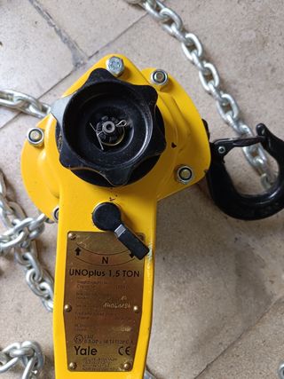 Polipasto Yale 1500 kg Manual