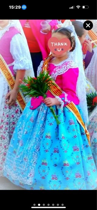 Traje de Fallera Niña
